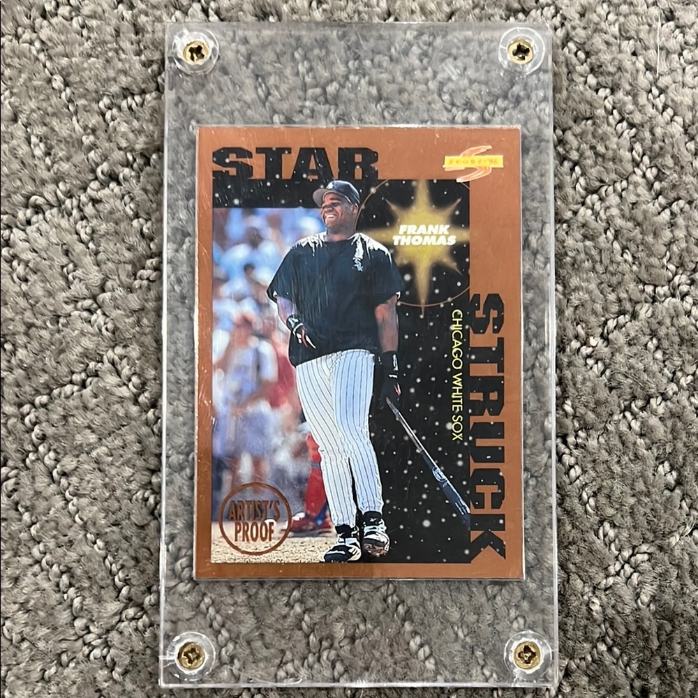 Frank Thomas Artist’s Proof Star Struck Baseball Card 1996